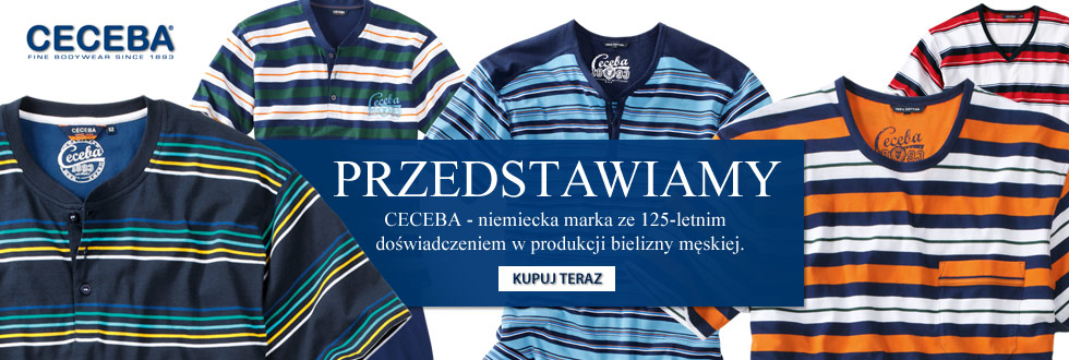 CECEBA - niemiecka marka specjalizująca się w produkcji bielizny męskiej. Ponad 125 lat doświadczenia!