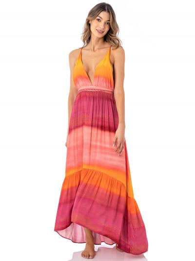 Sukienka plażowa Maaji Flaming Sunset PT2190CL