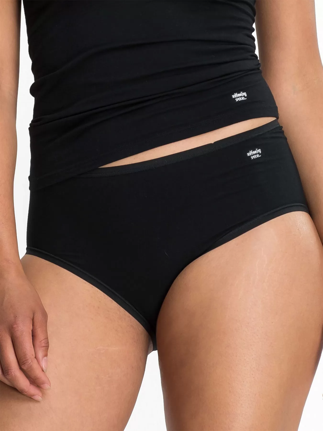 Czarny Figi hipster Speidel Softfeeling 9602 - zdjęcie 1