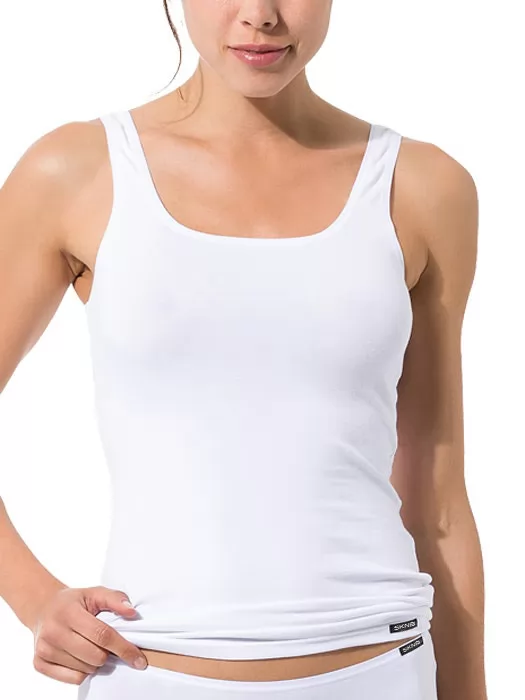 Biały Koszulka damska 2PACK Skiny Advantage Cotton 081147 - zdjęcie 1