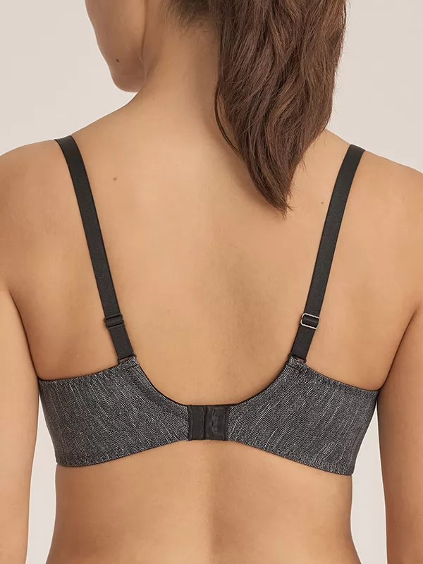 Czarny, szary Biustonosz balkonetka PrimaDonna Twist Celebrity 241813 - zdjęcie 3