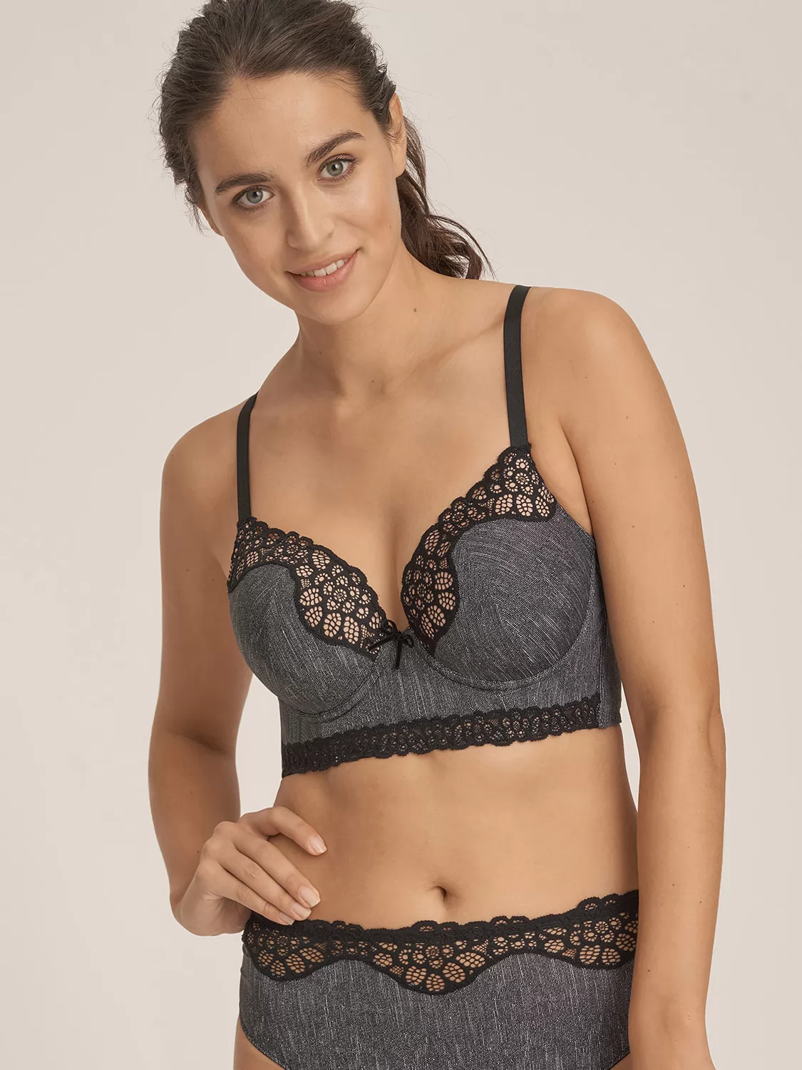 Czarny, szary Biustonosz PrimaDonna Twist Celebrity 241815 - zdjęcie 6