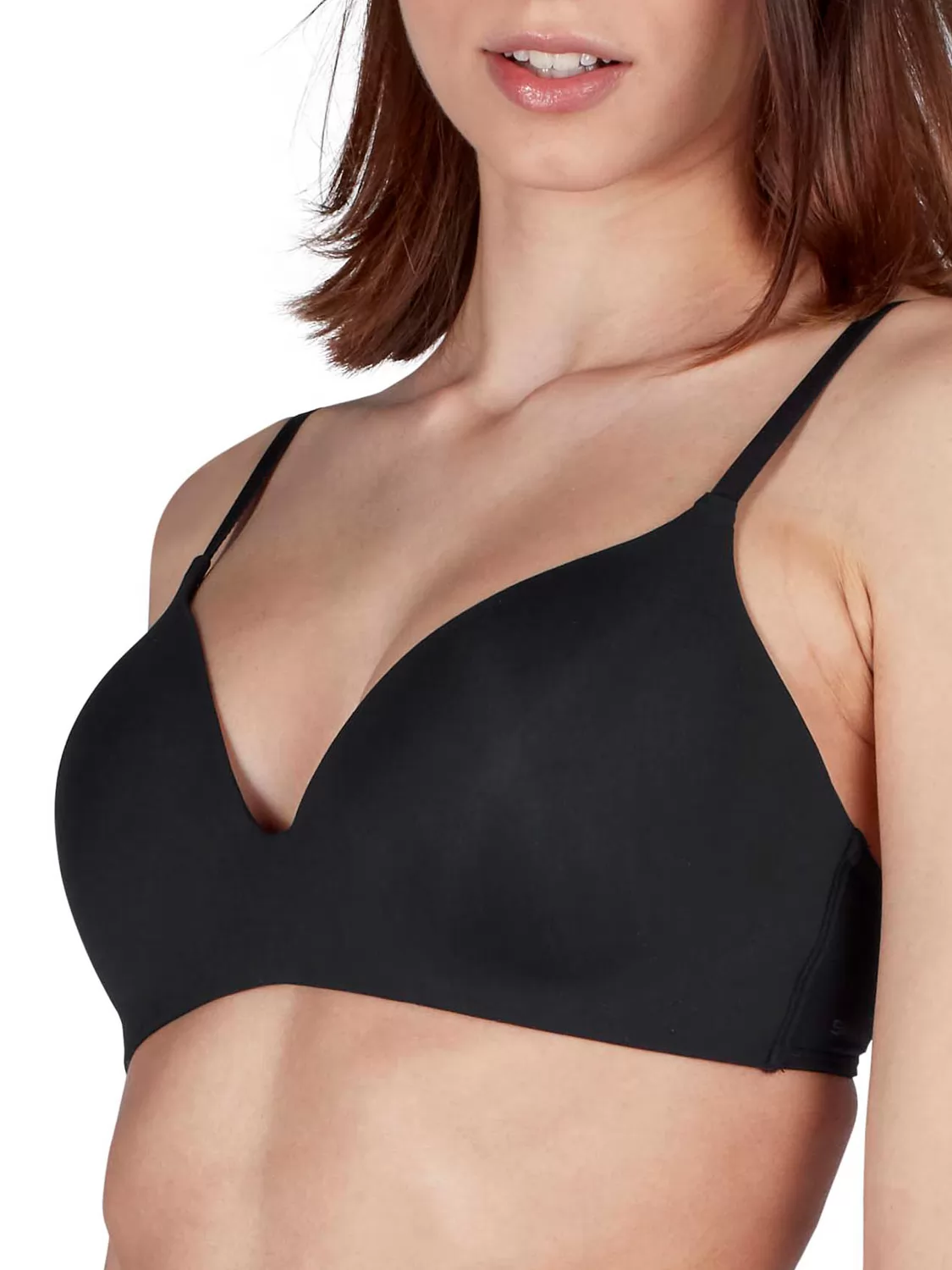 Czarny Biustonosz bez fiszbin Skiny Micro Lovers 085676 - zdjęcie 1