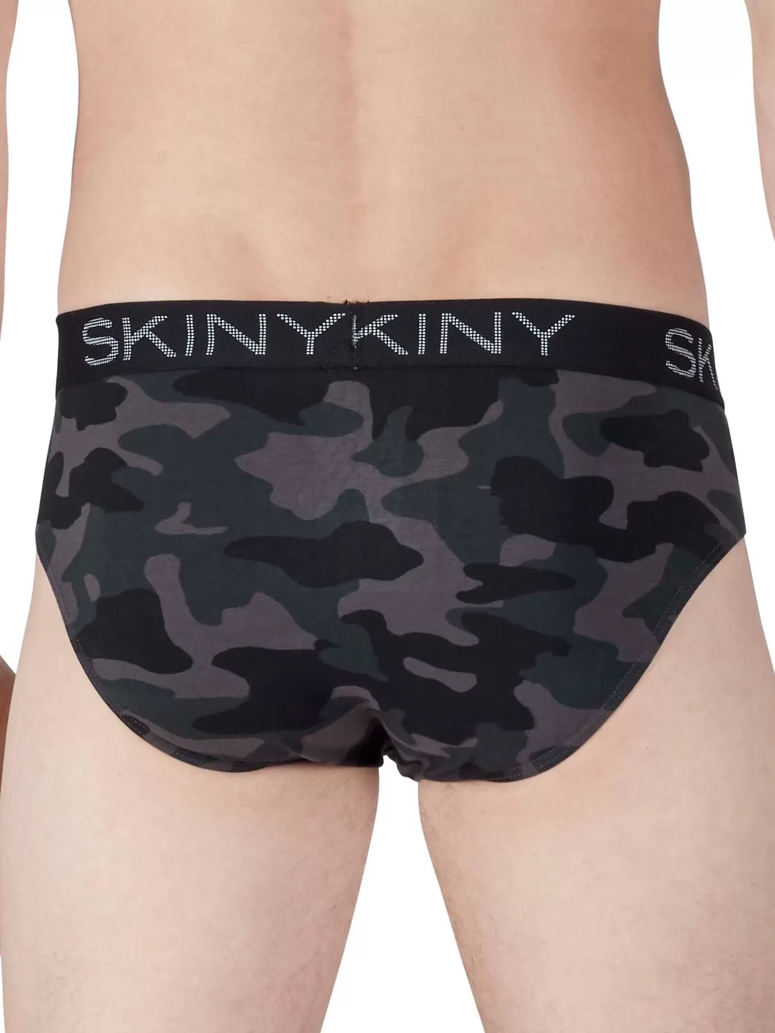 Antracytowy, czarny, szary Slipy męskie 2PACK Skiny Basic 086767 - zdjęcie 3