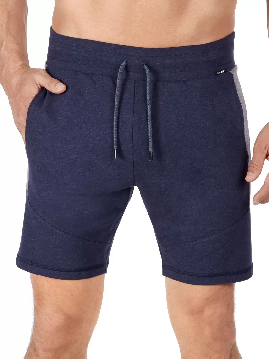 Granatowy Spodenki męskie Skiny Sloungewear 086832 - zdjęcie 1