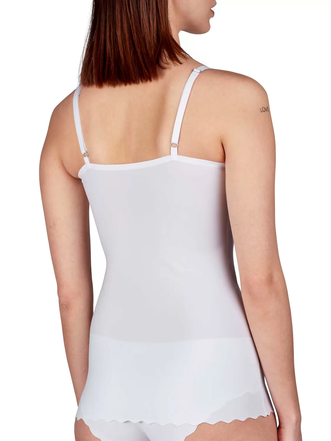 Biały Koszulka damska Skiny Micro Lovers 084261 - zdjęcie 2