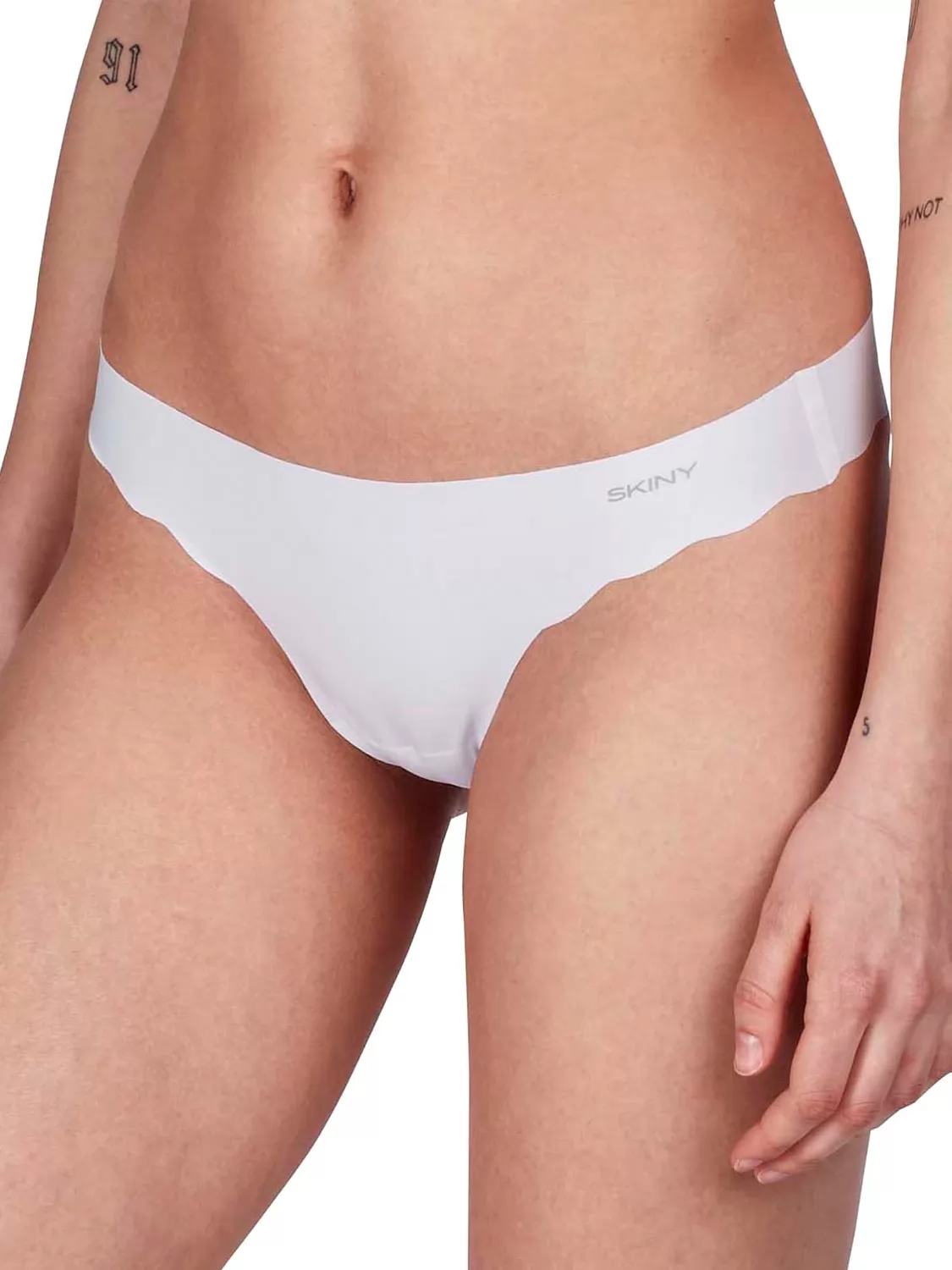 Biały Stringi Skiny Micro Lovers 085684 - zdjęcie 1