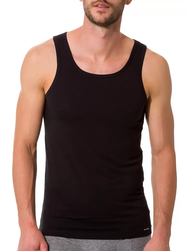 Czarny Koszulka męska Skiny Option Modal 086762 - zdjęcie 4