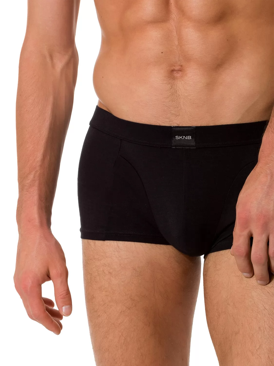 Czarny Bokserki męskie Skiny Option Modal 086760 - zdjęcie 2