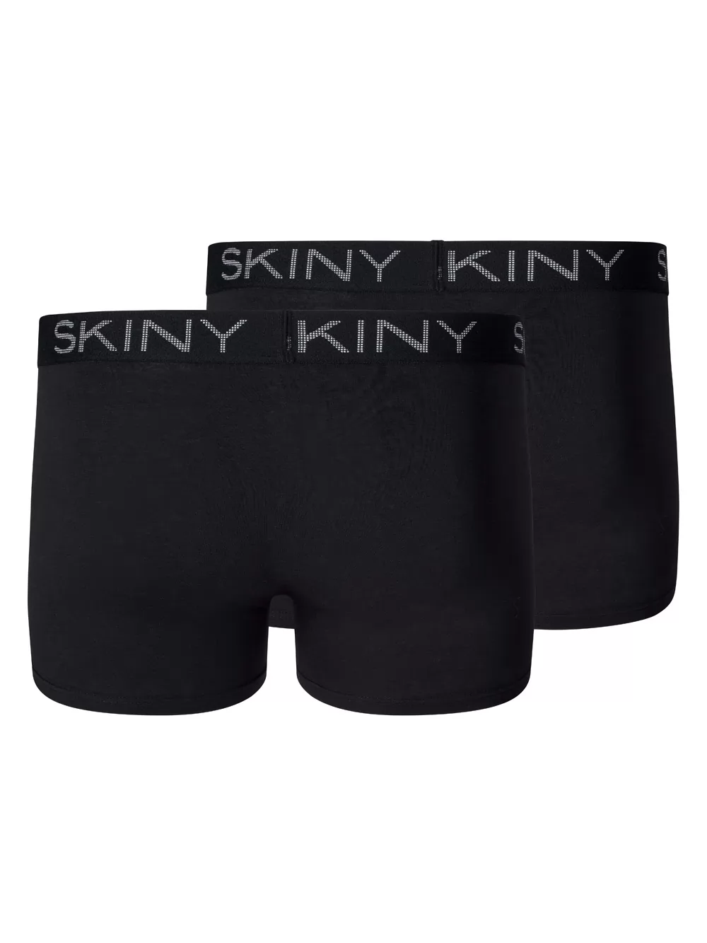 Czarny Bokserki męskie 2PACK Skiny Basic 086835 - zdjęcie 4
