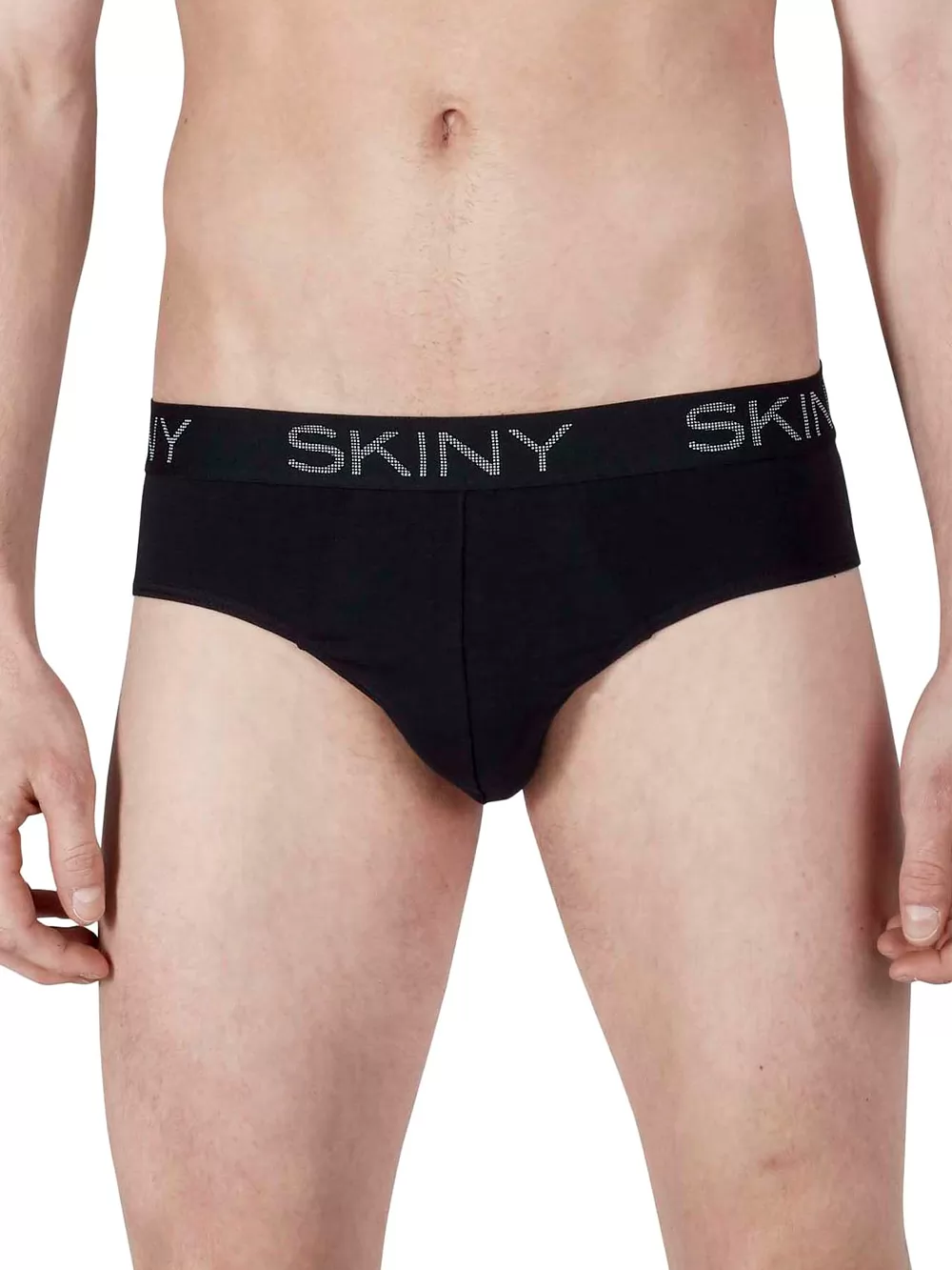 Czarny Slipy męskie 2PACK Skiny Multipack Selection 086834 - zdjęcie 1