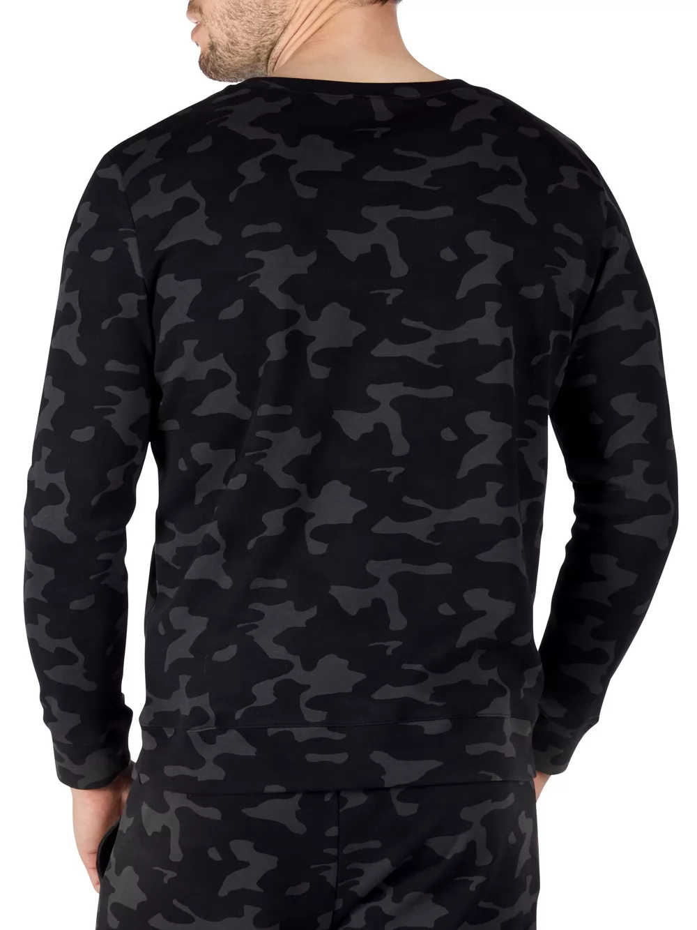 Antracytowy, czarny, szary Bluza męska Skiny Sloungewear 086825 - zdjęcie 2