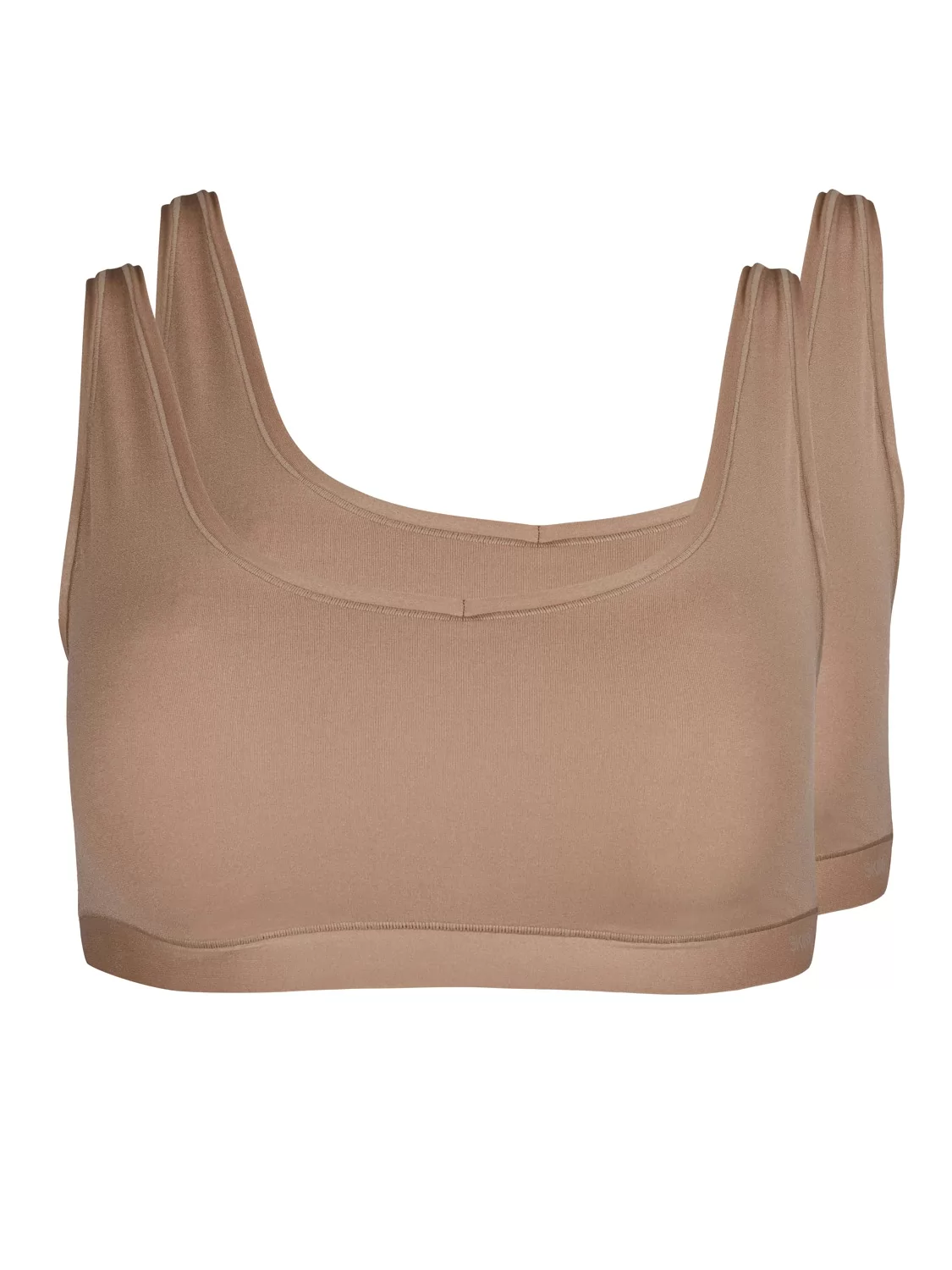 Brązowy Top damski 2PACK Skiny Pure Nudity 080076 - zdjęcie 2