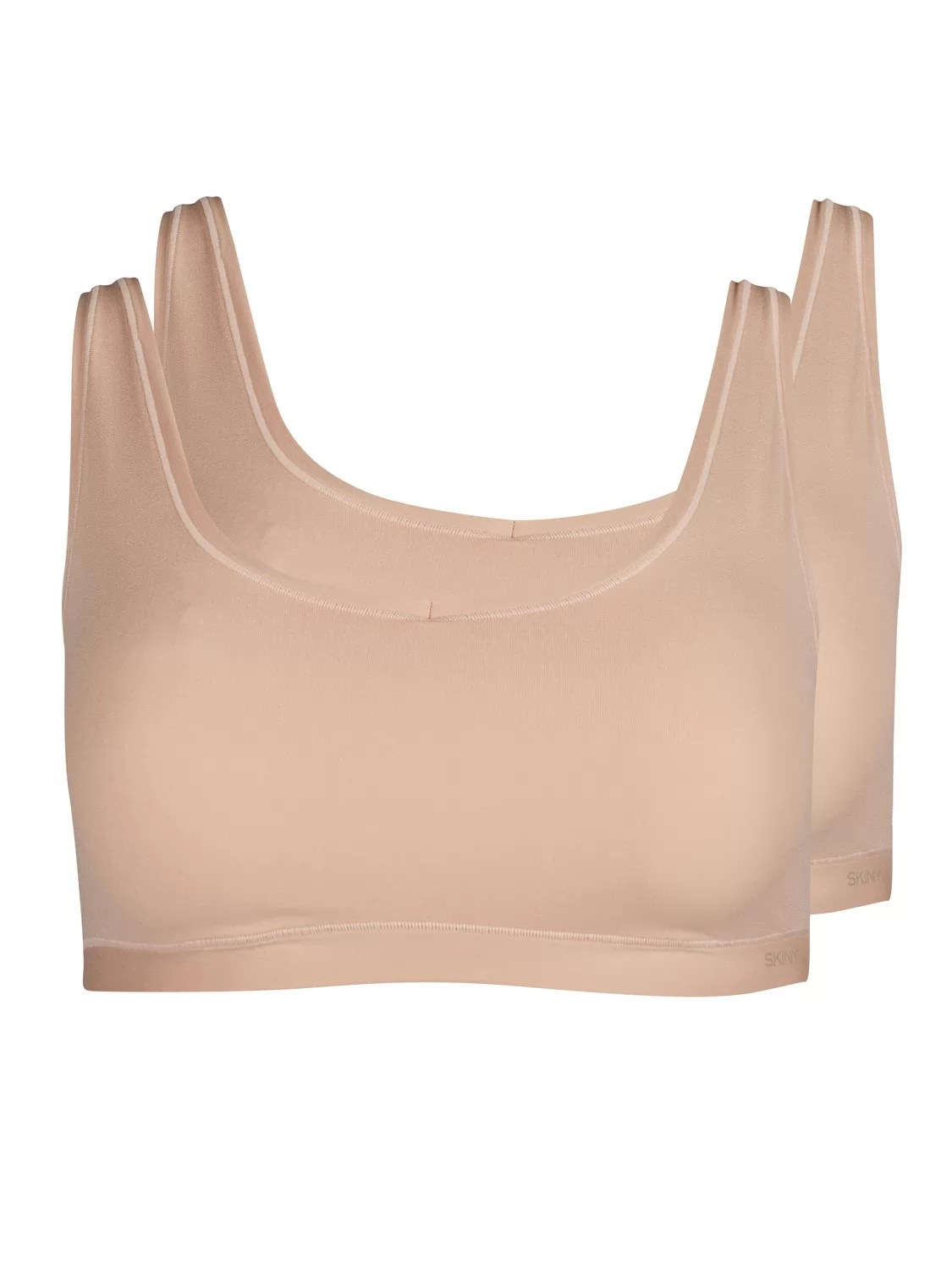 Beżowy Top damski 2PACK Skiny Pure Nudity 080076 - zdjęcie 2