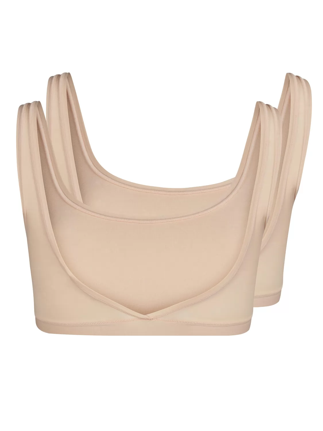 Beżowy Top damski 2PACK Skiny Pure Nudity 080076 - zdjęcie 5