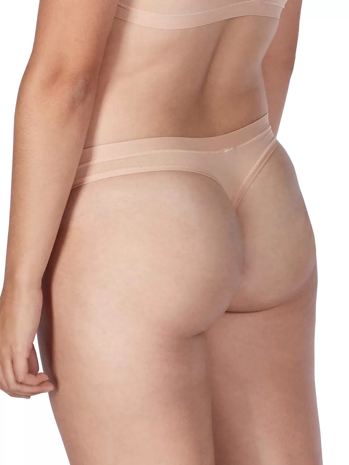 Beżowy Stringi 2PACK Skiny Pure Nudity 080077 - zdjęcie 3