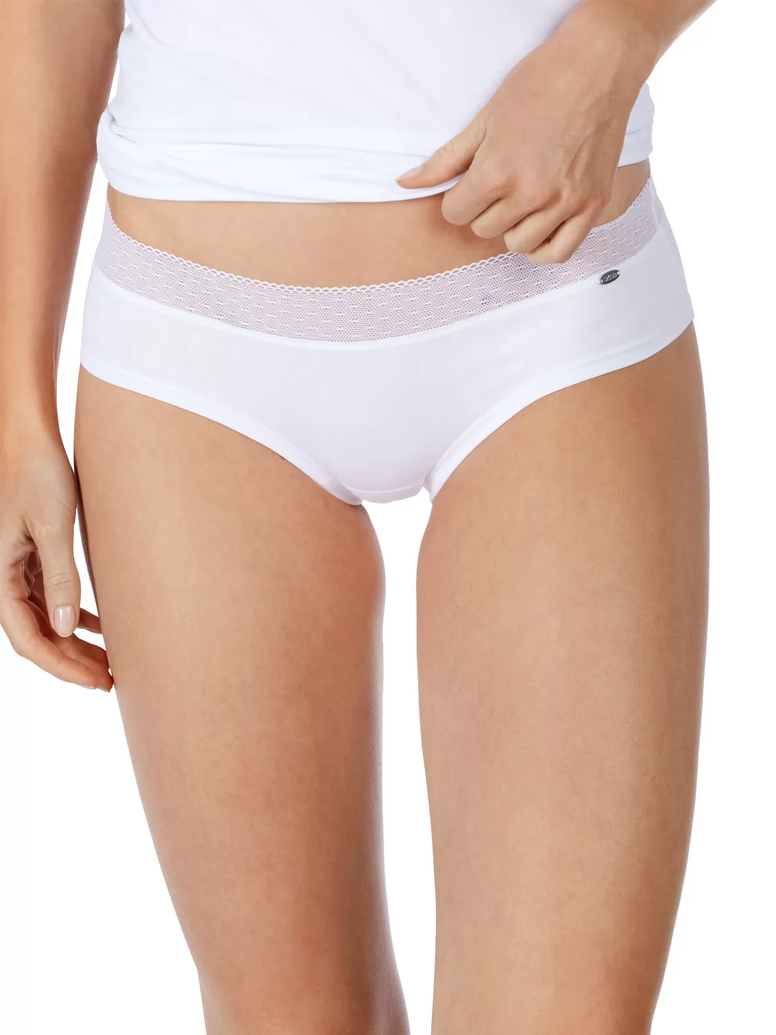 Biały Bokserki 2PACK Skiny Advantage Lace 083634 - zdjęcie 1