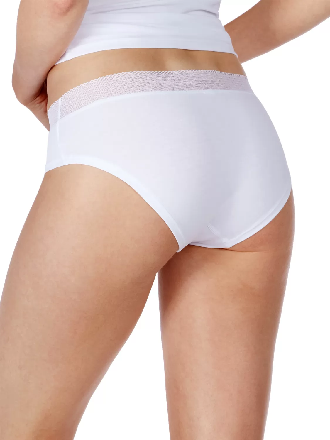 Biały Bokserki 2PACK Skiny Advantage Lace 083634 - zdjęcie 3