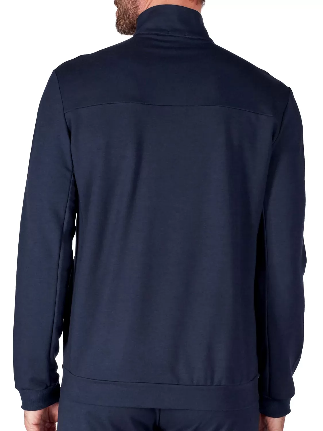 Granatowy Bluza męska Huber 24 Hours Men Lounge 117919 - zdjęcie 2