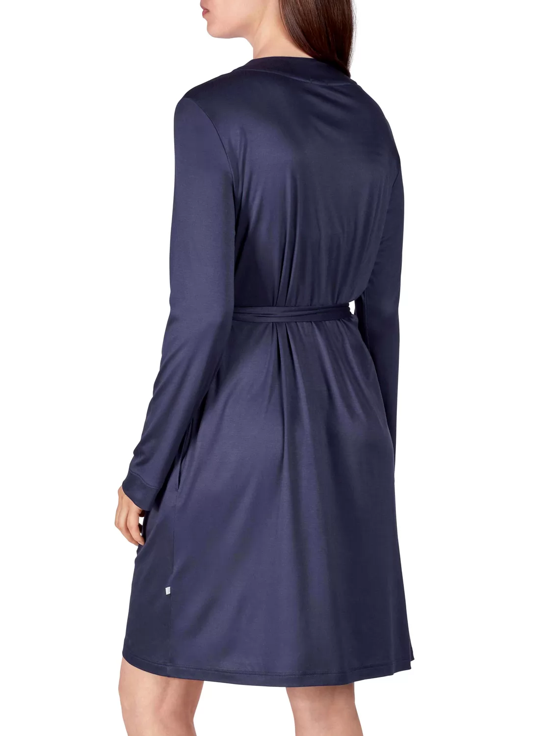 Granatowy Szlafrok damski Huber 24 Hours Women Sleep 018929 - zdjęcie 2