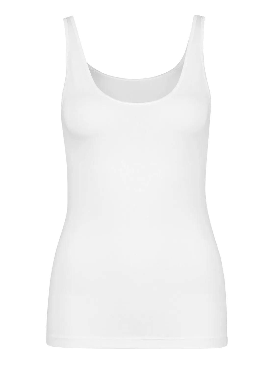 Biały Koszulka damska Huber Soft Comfort 016400 - zdjęcie 3