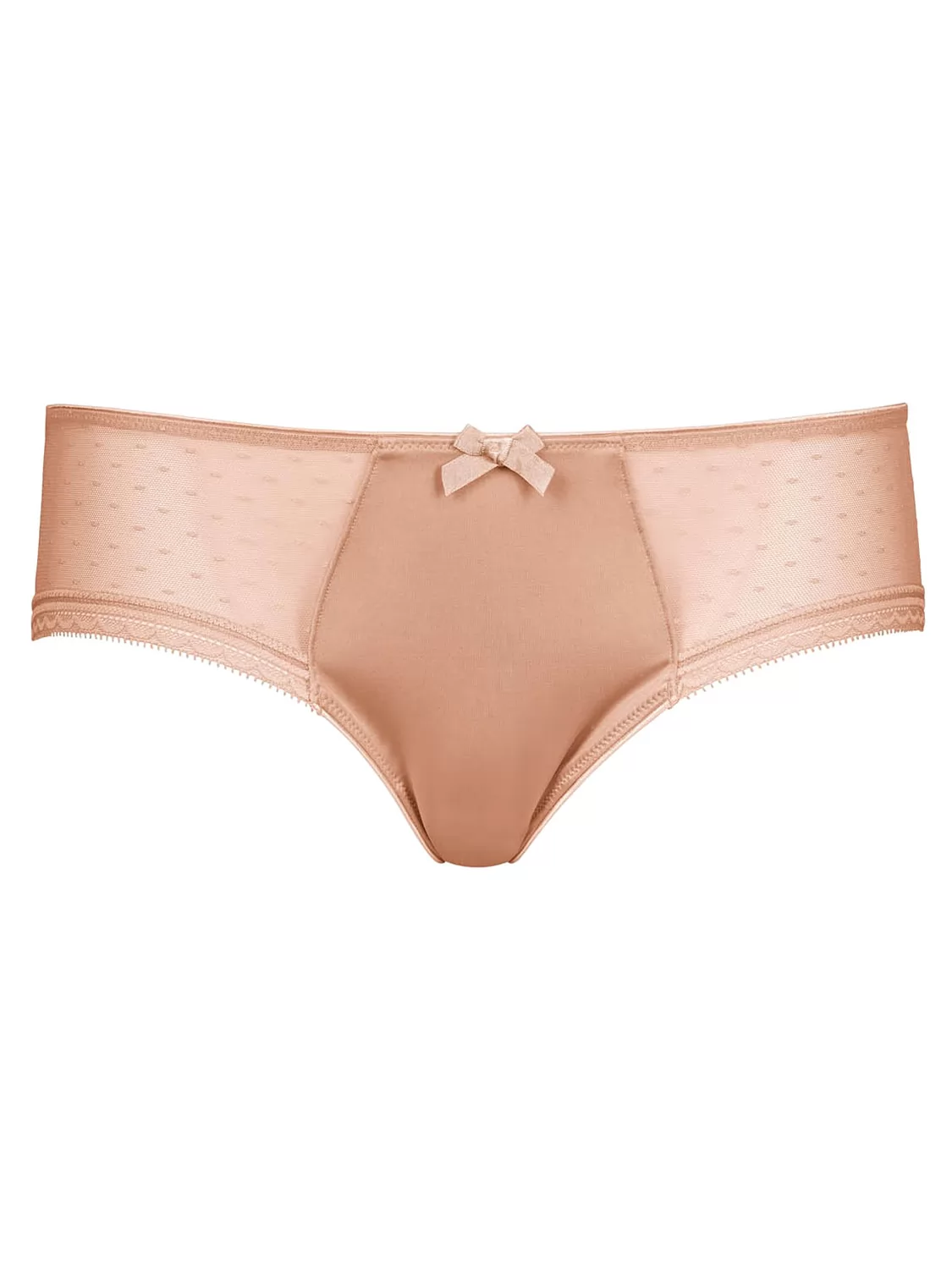 Beżowy Figi Huber Body Couture 016387 - zdjęcie 3