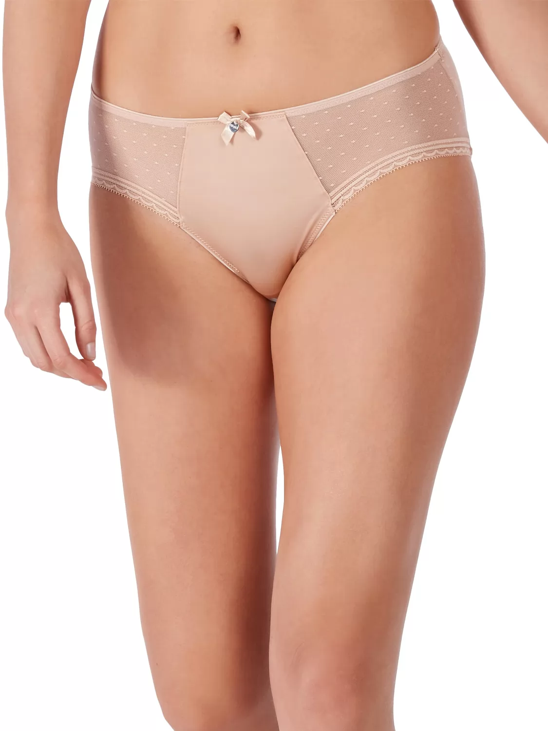 Beżowy Figi Huber Body Couture 016387 - zdjęcie 1