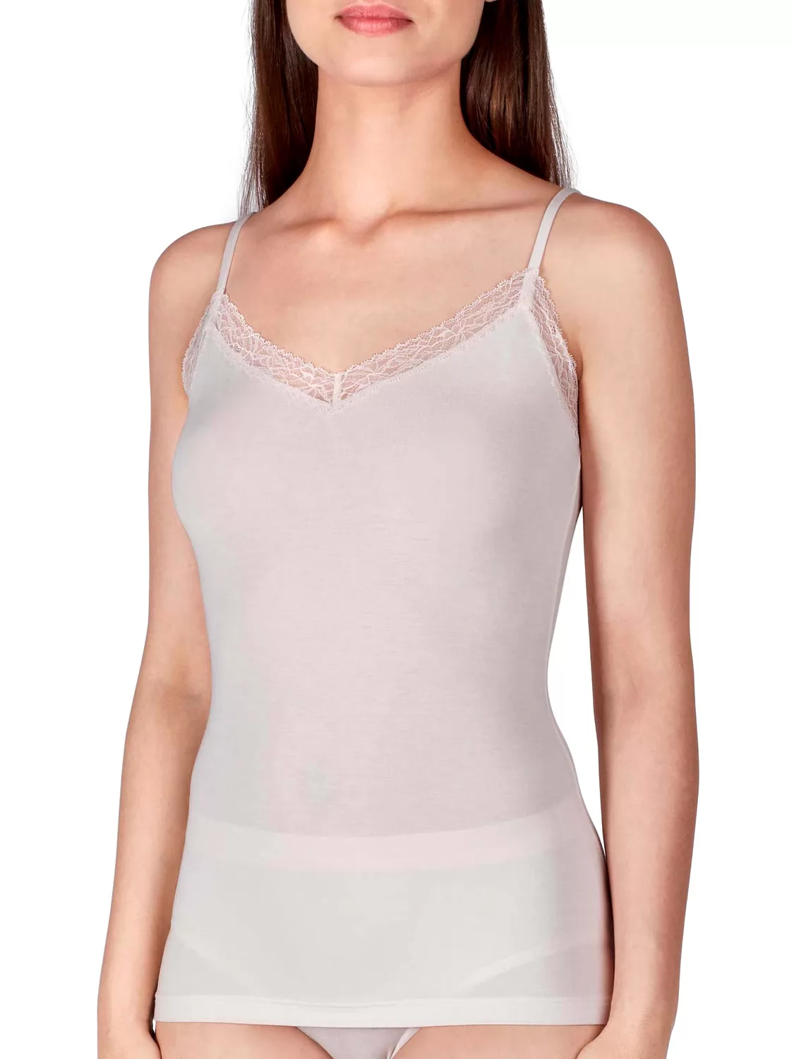 Kremowy Koszulka damska Huber Soft Comfort 016448 - zdjęcie 1