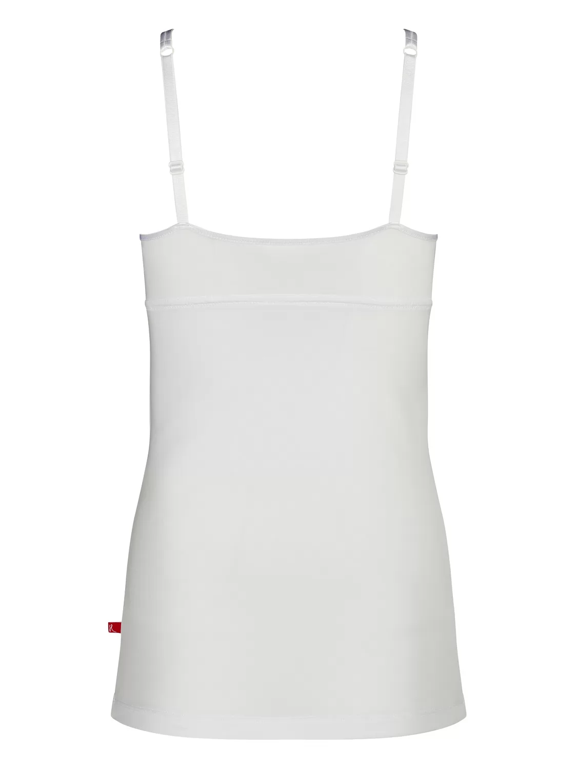 Biały Top z biustonoszem Huber Fine Cotton 016200 - zdjęcie 4