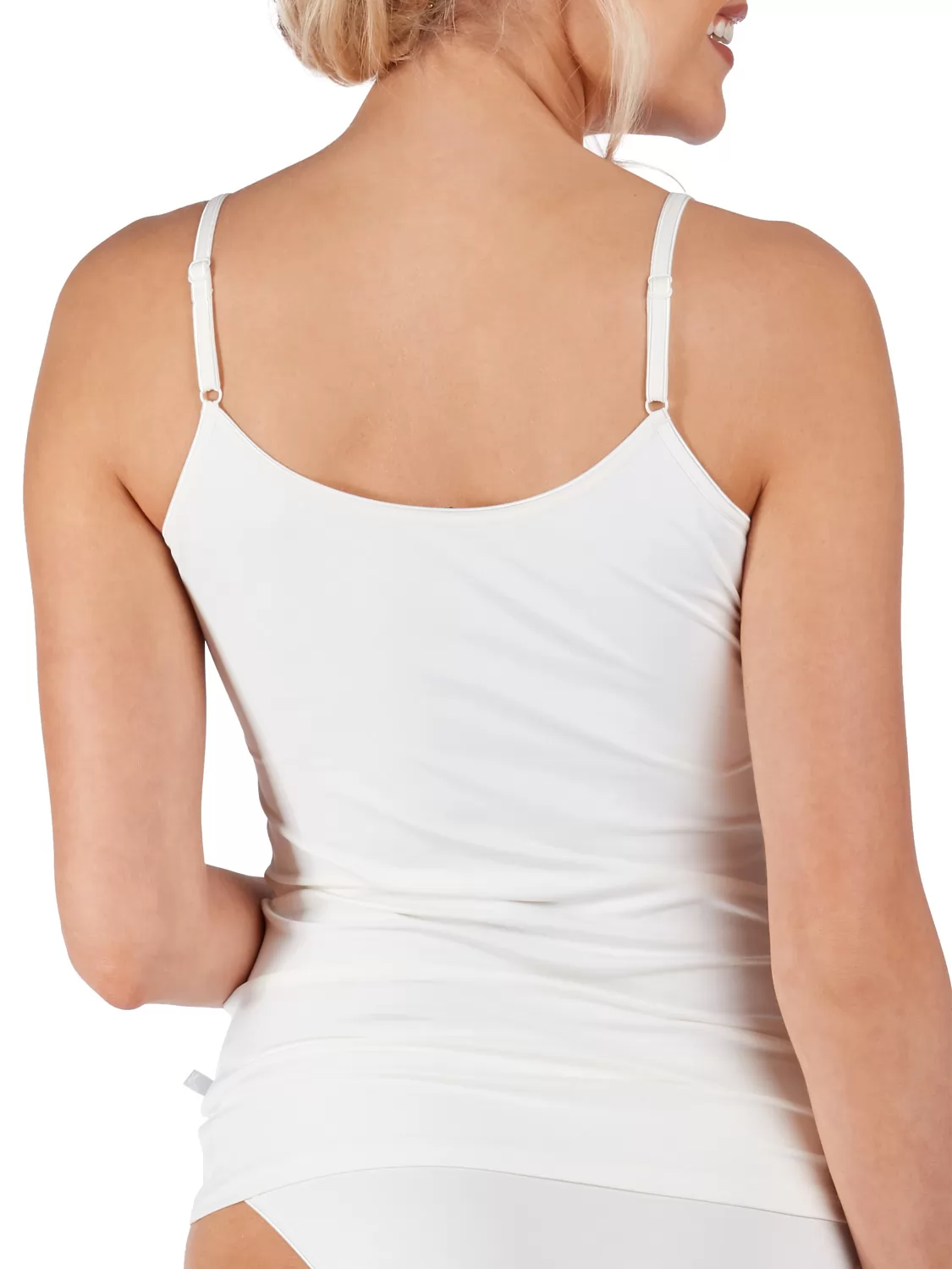 Kremowy Top damski Huber Fine Touch 016290 - zdjęcie 2