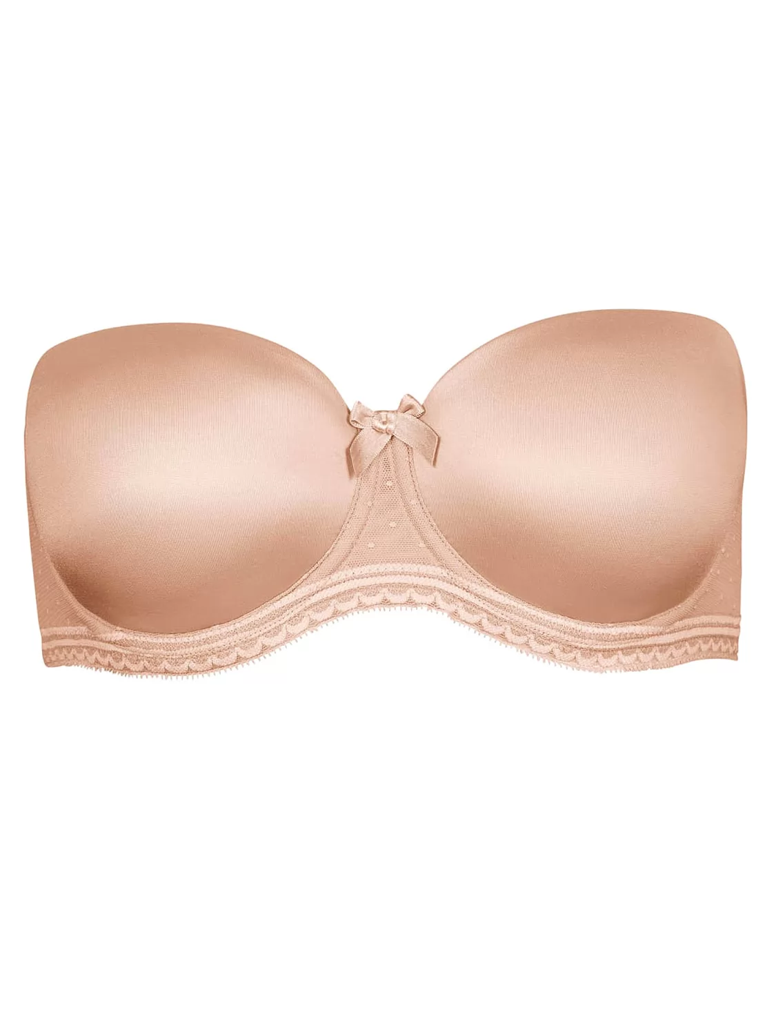 Beżowy Biustonosz z odpinanymi ramiączkami Huber Body Couture 016384 - zdjęcie 5