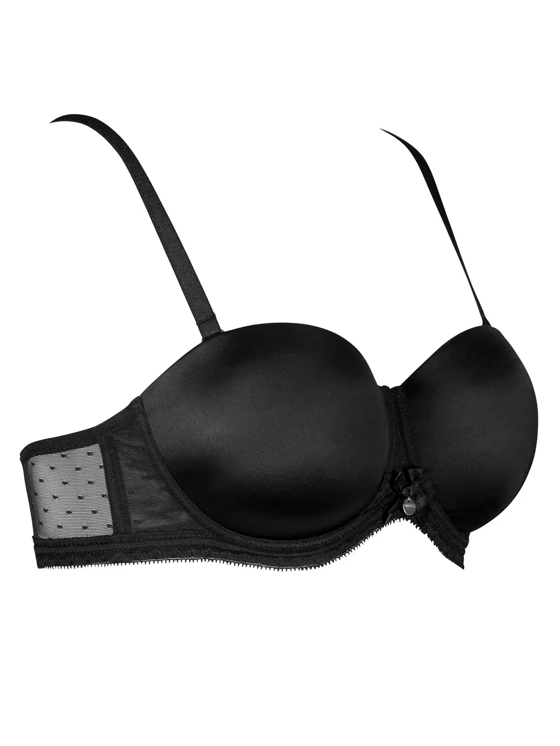 Czarny Biustonosz z odpinanymi ramiączkami Huber Body Couture 016384 - zdjęcie 7