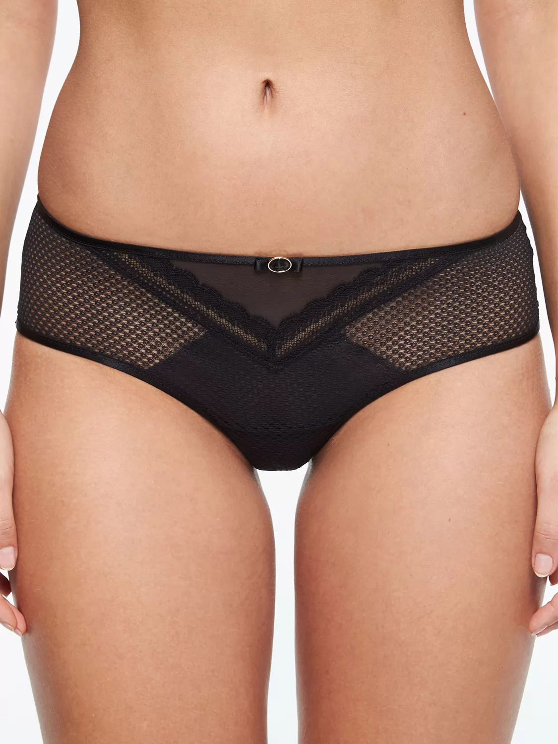 Czarny Bokserki Chantelle Parisian Allure C22340 - zdjęcie 1