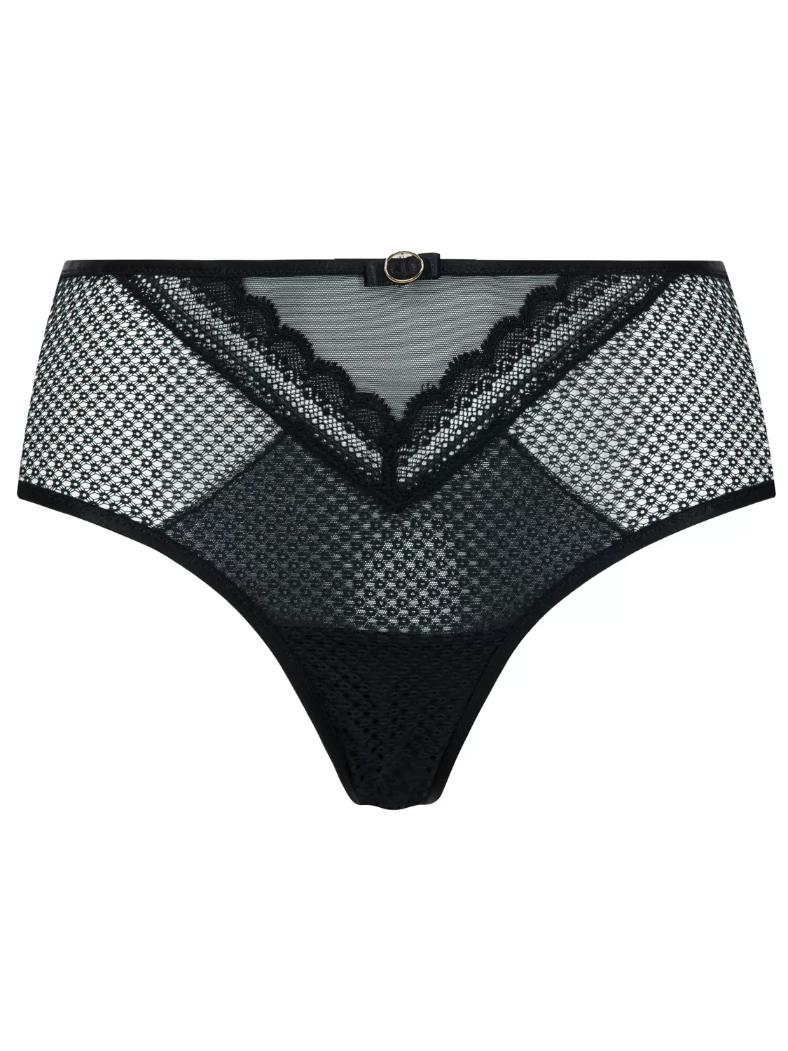 Czarny Bokserki Chantelle Parisian Allure C22340 - zdjęcie 3