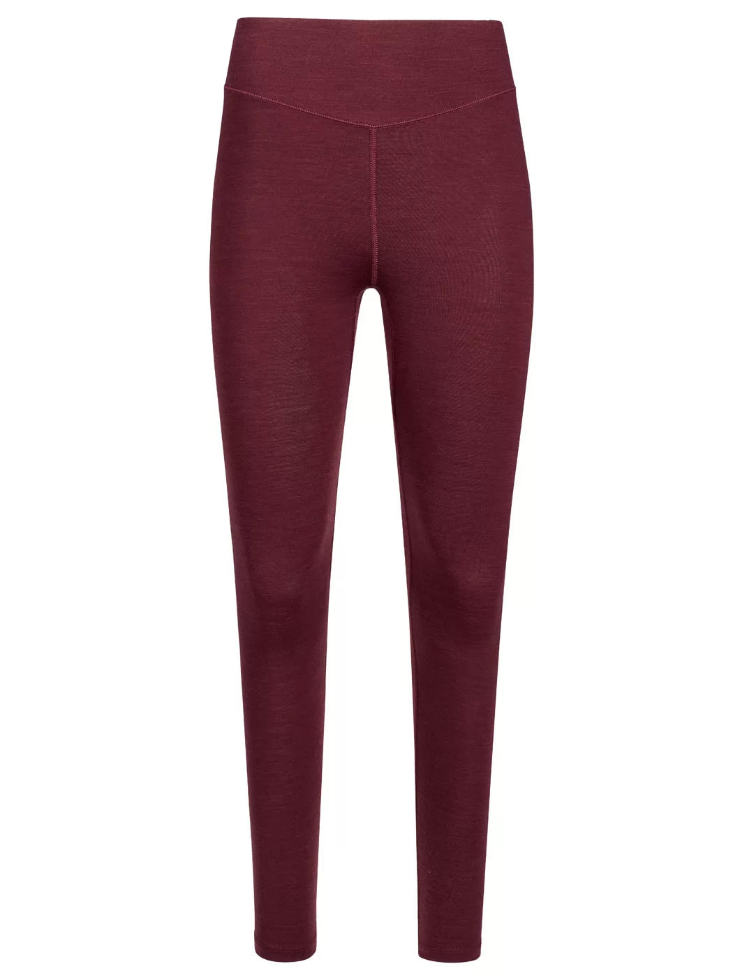 Bordowy Leginsy damskie z wełny Huber Wool Performance 016487 - zdjęcie 3