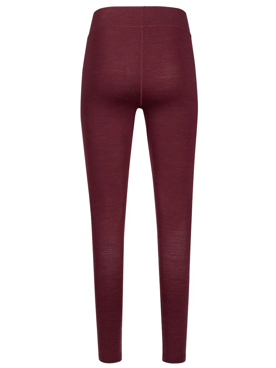 Bordowy Leginsy damskie z wełny Huber Wool Performance 016487 - zdjęcie 4