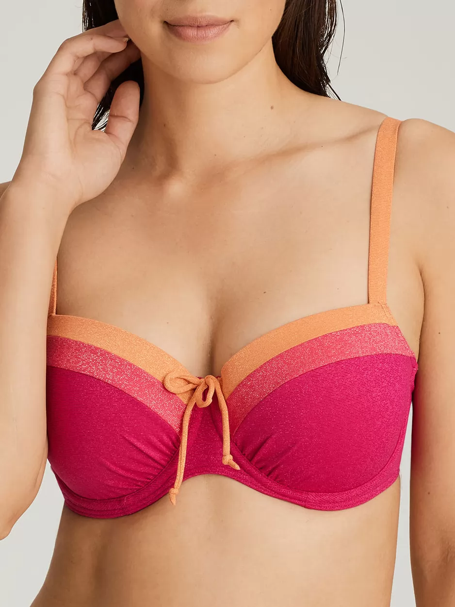 Czerwony, pomarańczowy Góra od kostiumu PrimaDonna Tanger 4006816 - zdjęcie 1