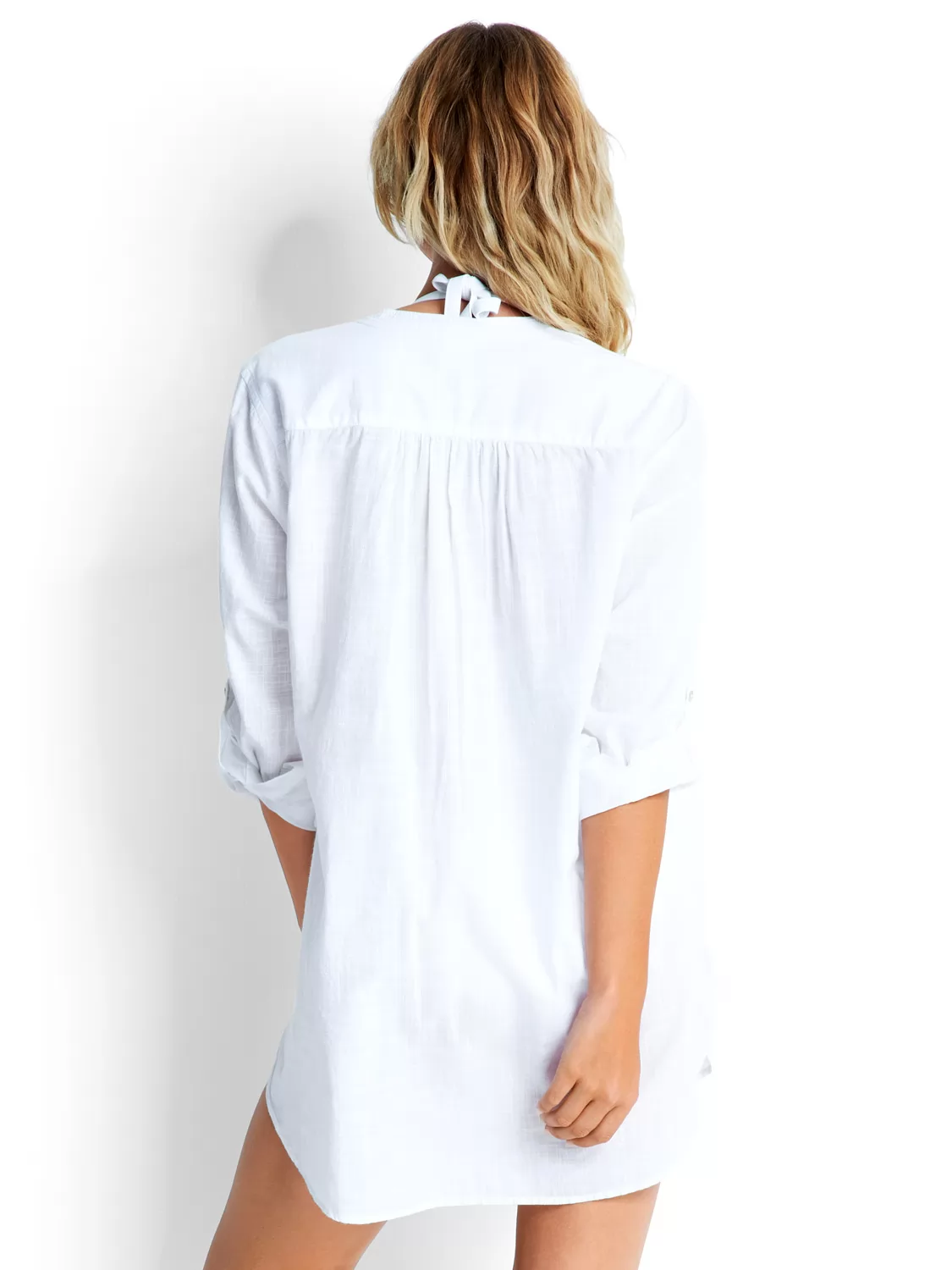 Koszula plażowa Seafolly Beach Basics 52815-TO - zdjęcie 2