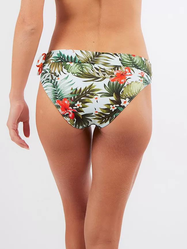 Biały, pomarańczowy, zielony Dół od bikini Banana Moon Merenda Iquitos - zdjęcie 2