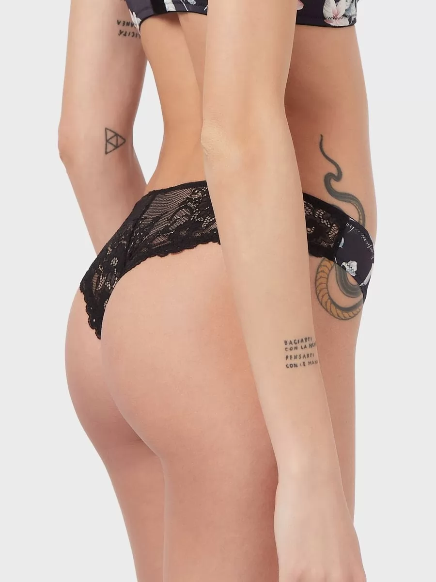 Czarny, pudrowy róż, różowy Figi Emporio Armani 1629481P212 - zdjęcie 2