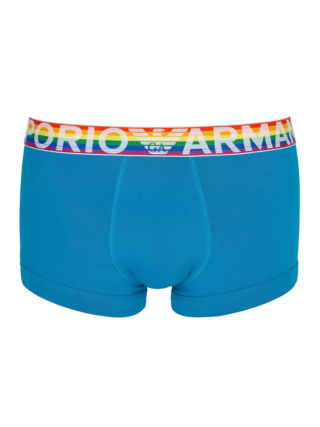 Niebieski, wielobarwny Bokserki męskie Emporio Armani 1113891P513 - zdjęcie 1