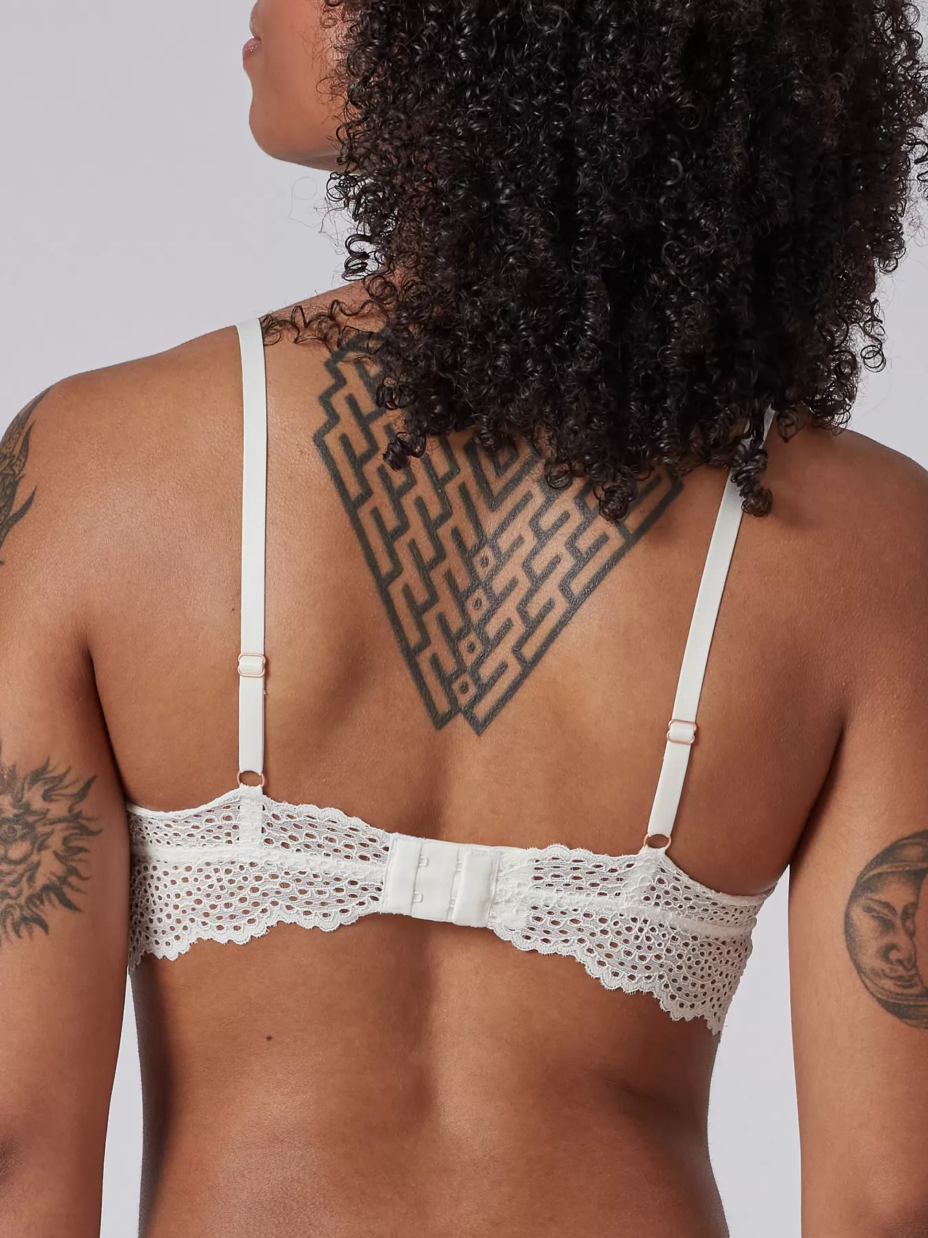 Kremowy Biustonosz bez fiszbin Skiny Bamboo Lace 080583 - zdjęcie 2