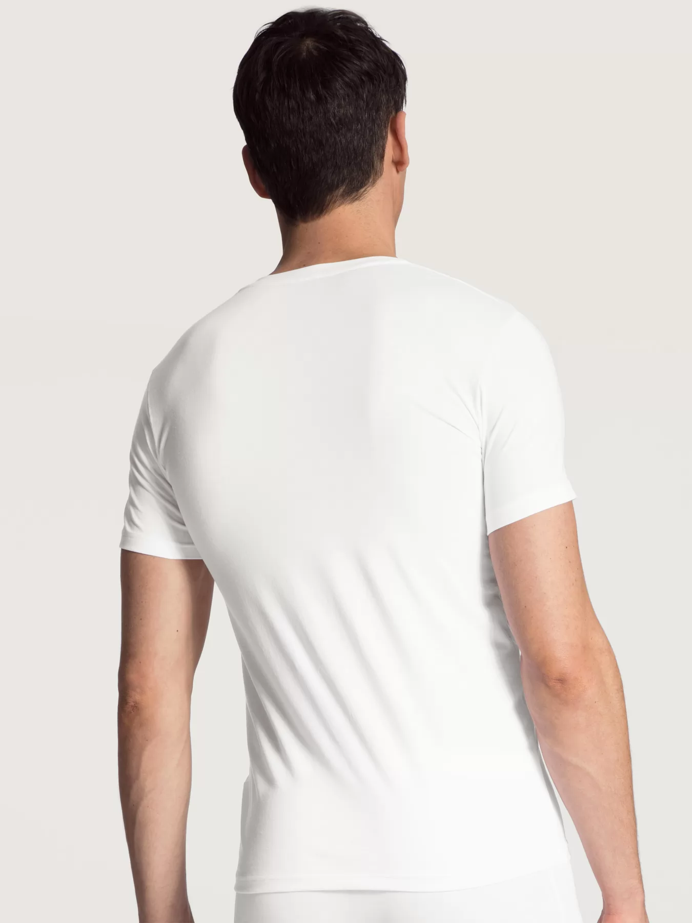 Biały Koszulka męska Calida Evolution 14317 - zdjęcie 2