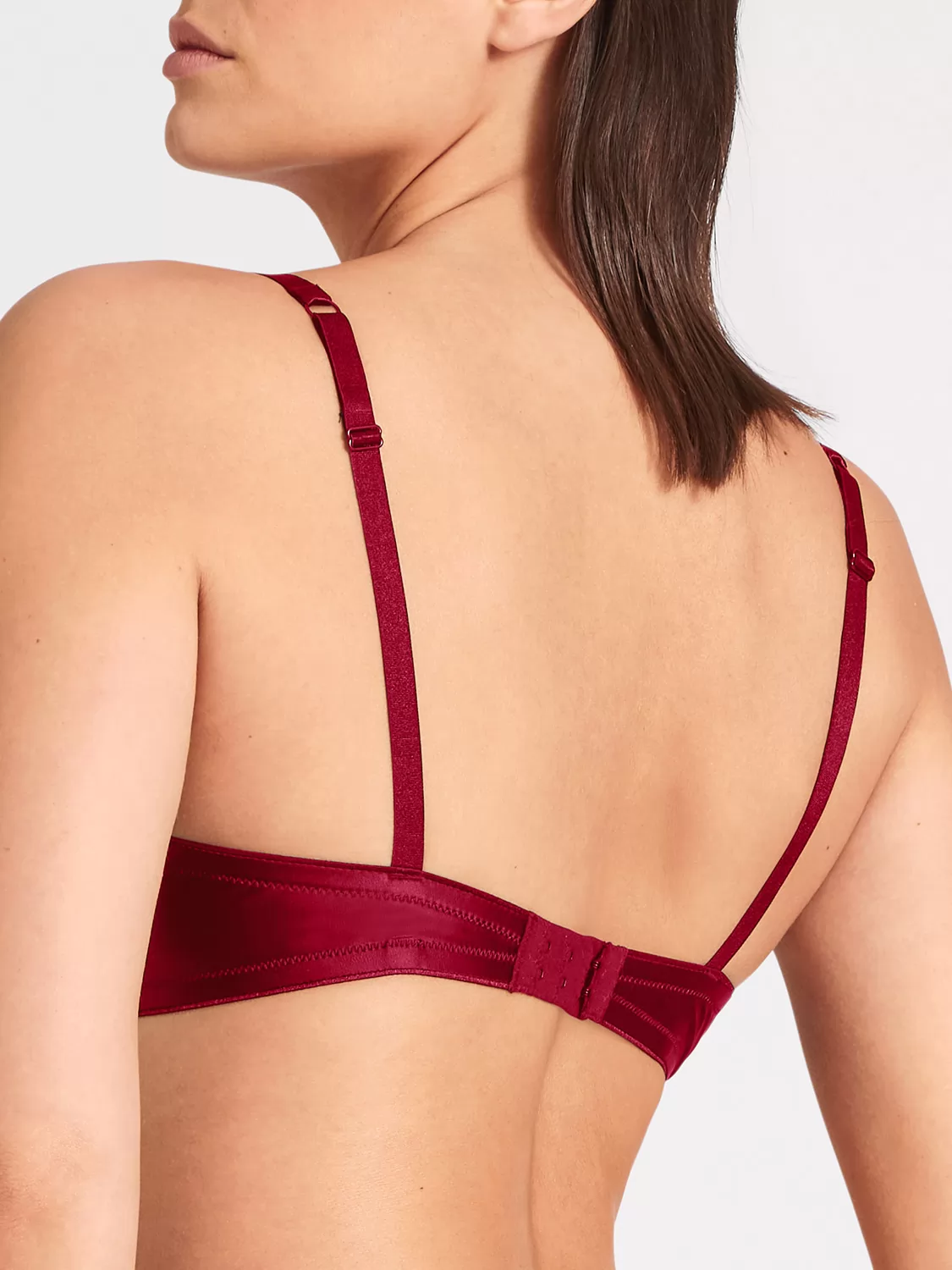 Czerwony Biustonosz balkonetka Karl Lagerfeld x Aubade Miss Karl UCF14 - zdjęcie 6