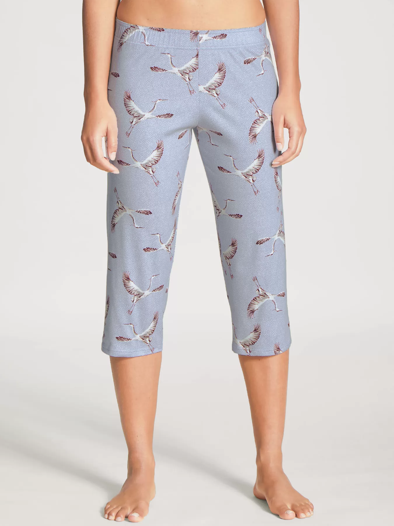 Fioletowy, niebieski Spodnie damskie Calida Artisan Nights 28096 - zdjęcie 1