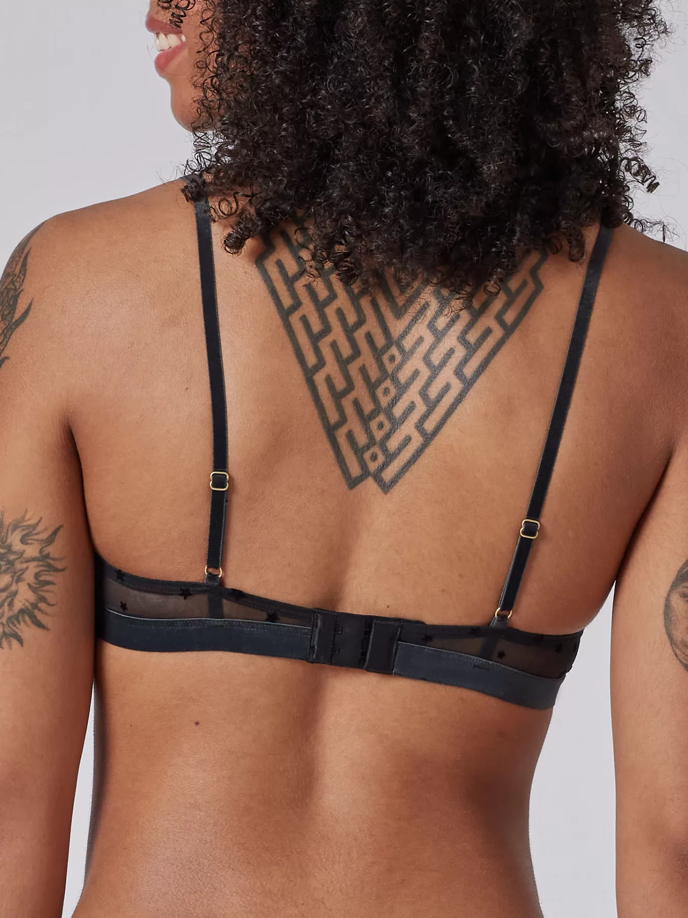 Czarny Biustonosz usztywniany Skiny Every Day in Mesh 080542 - zdjęcie 2