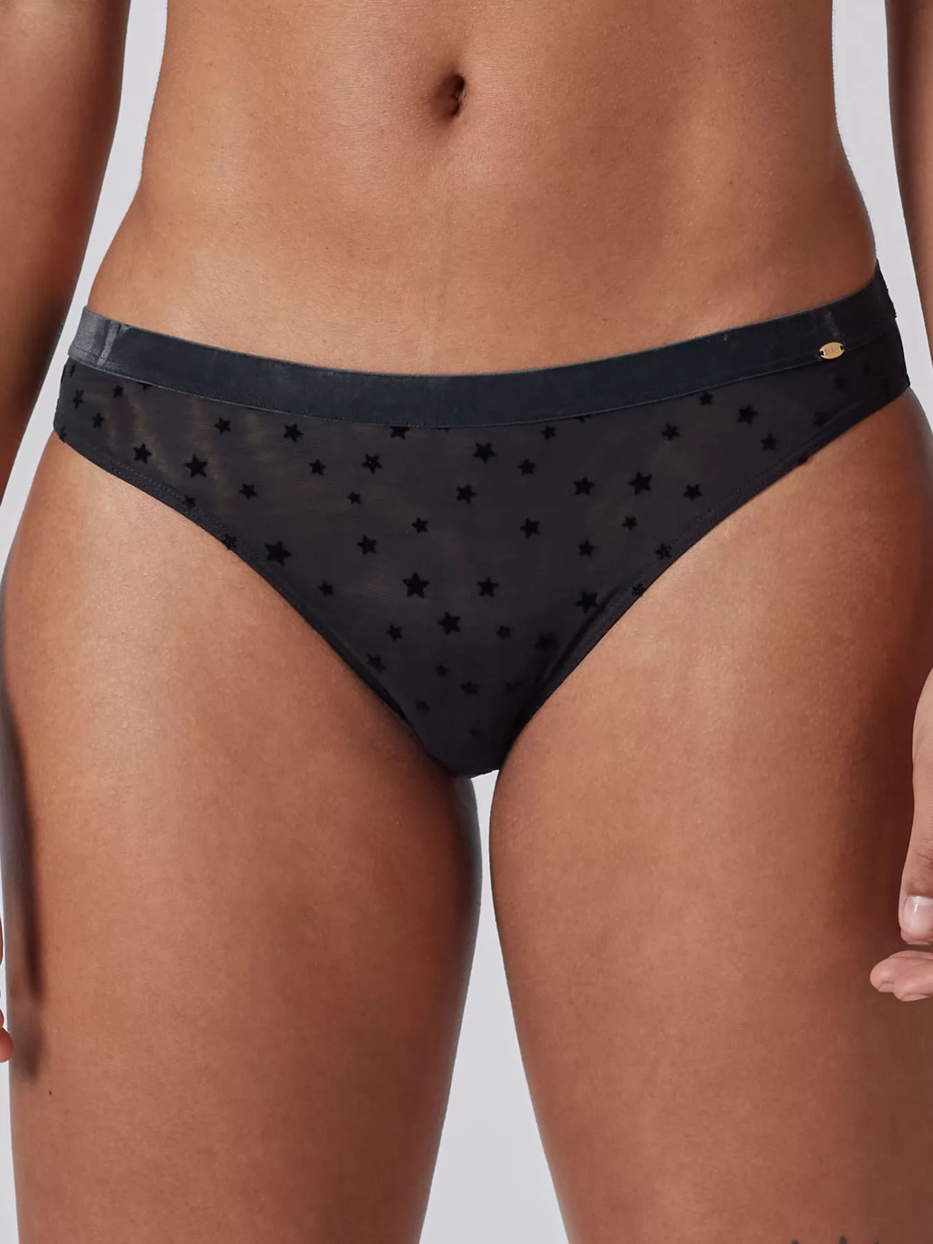 Czarny Figi bikini Skiny Every Day in Mesh 080544 - zdjęcie 1