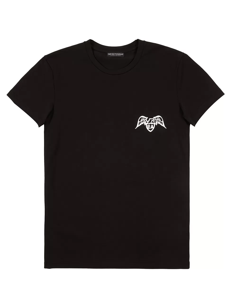 Czarny Koszulka męska Emporio Armani 1110351A597 - zdjęcie 1