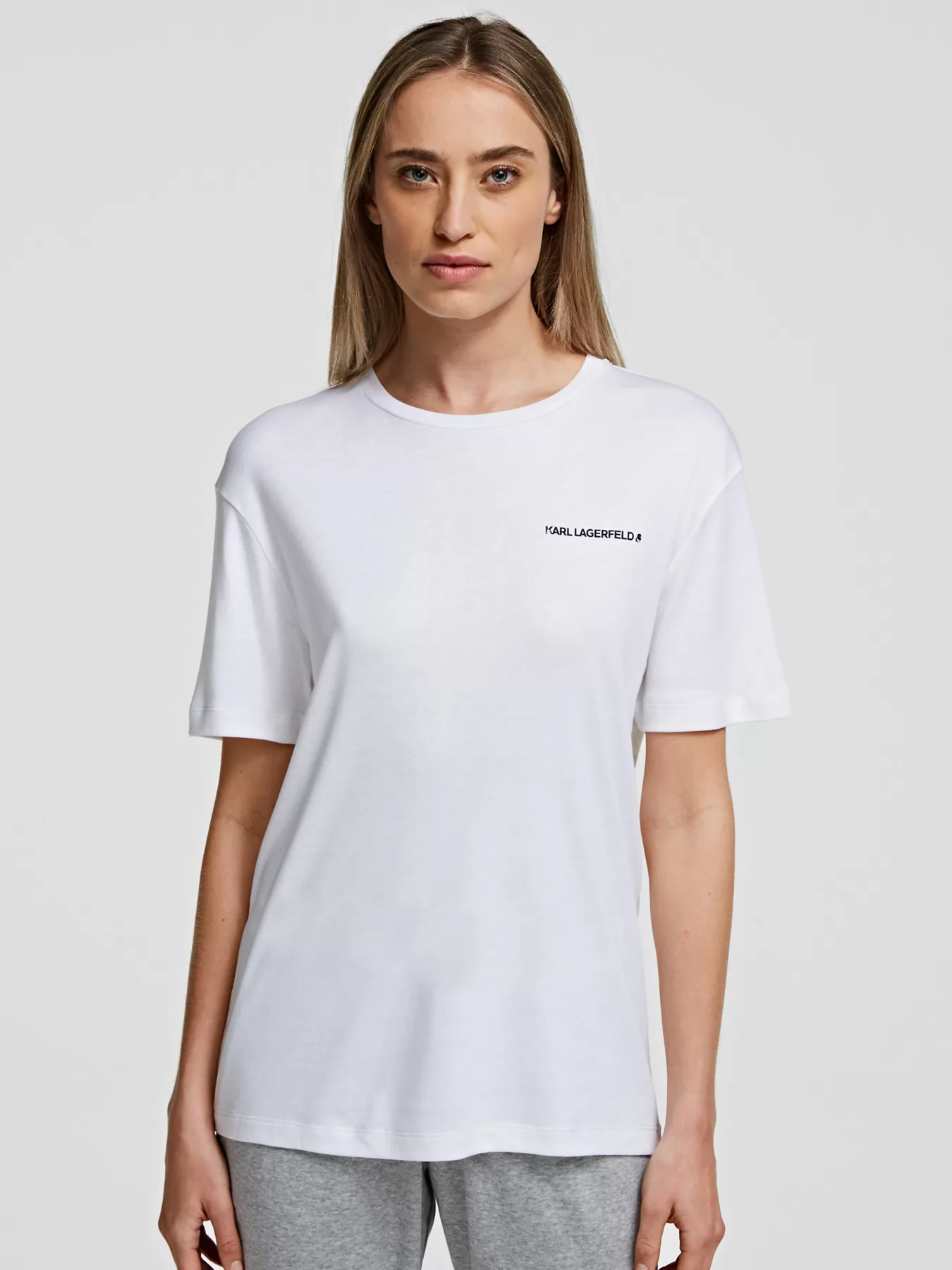 Koszulka damska Karl Lagerfeld 215W2181 - zdjęcie 2