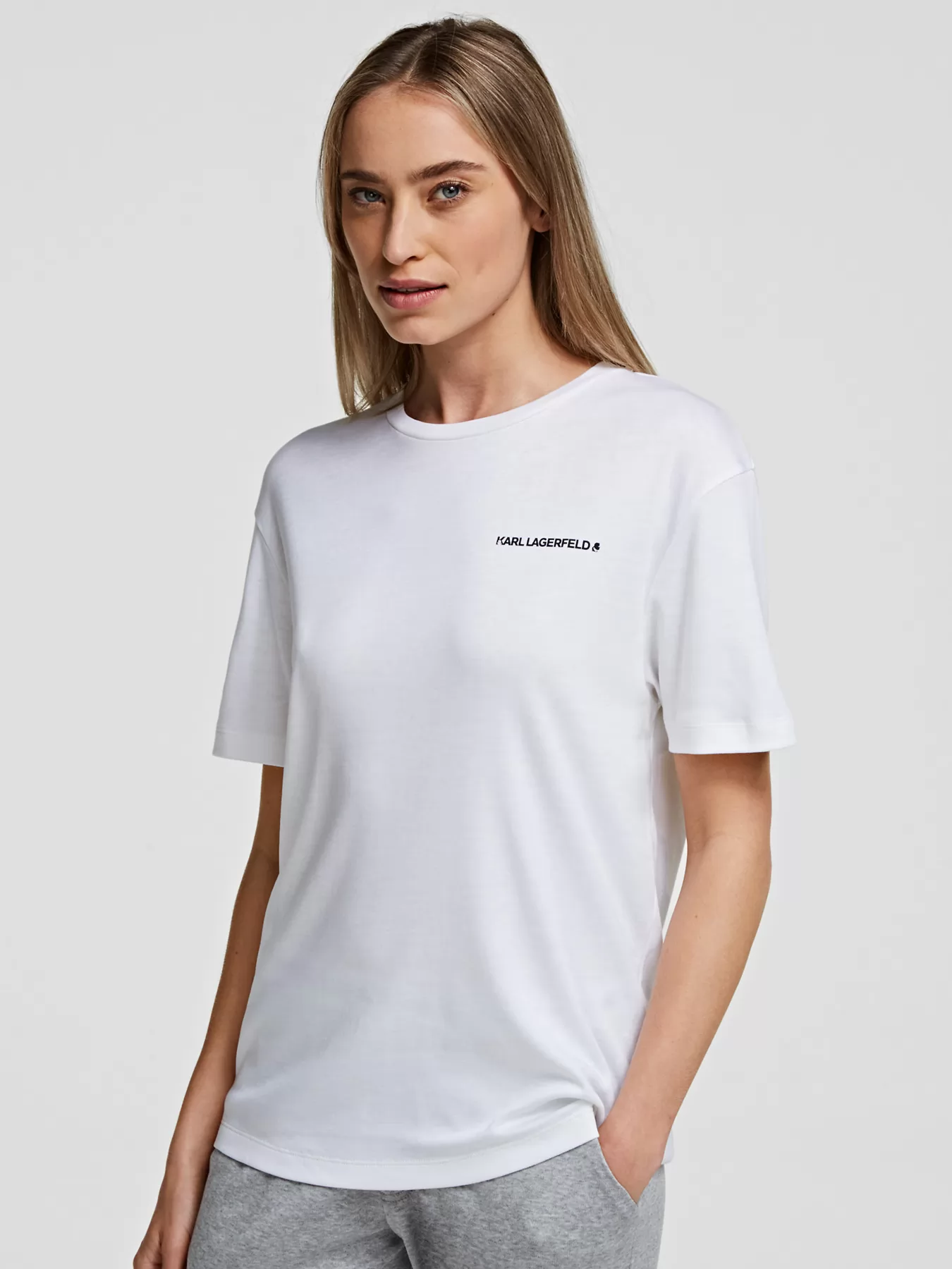 Koszulka damska Karl Lagerfeld 215W2181 - zdjęcie 1